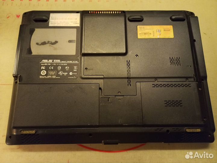 Asus X50SL - разбор