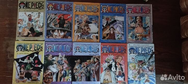 One piece манга на русском, 1-10 книги