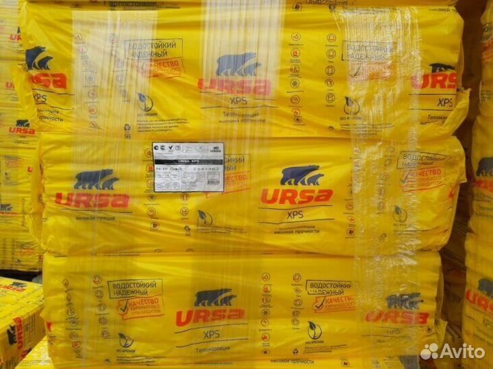 Утеплитель урса (ursa) XPS стандарт