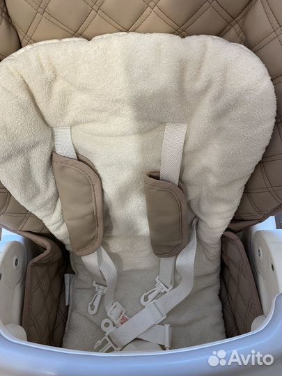 Стульчик для кормления babyton кофейный