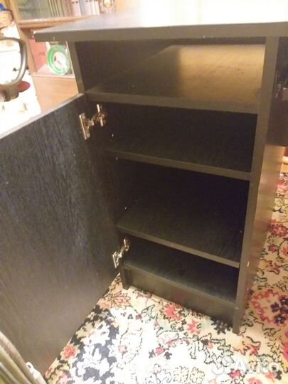 Стол письменный компьютерный черного цвета