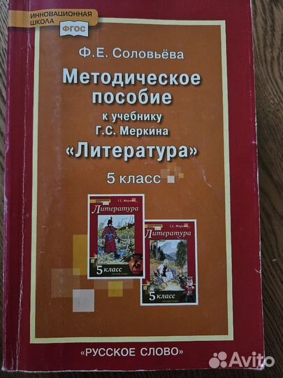 Методическое пособие по литературе Г.С.Меркина