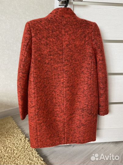 Пальто из натуральной шерсти р42