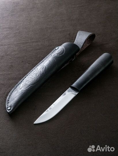 Якутский нож Ханты-Манси Черный граб