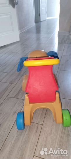 Ходунки каталка fisher price Щенок