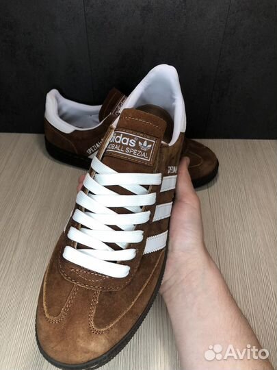 Кроссовки мужские adidas handball spezial brown