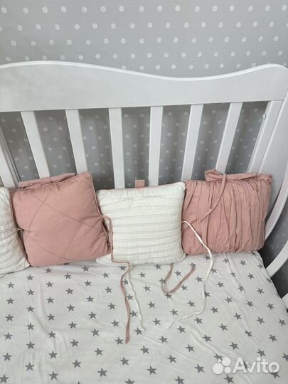 Бортики в детскую кроватку новые