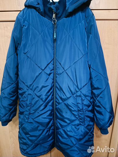 Пальто для девочки 140