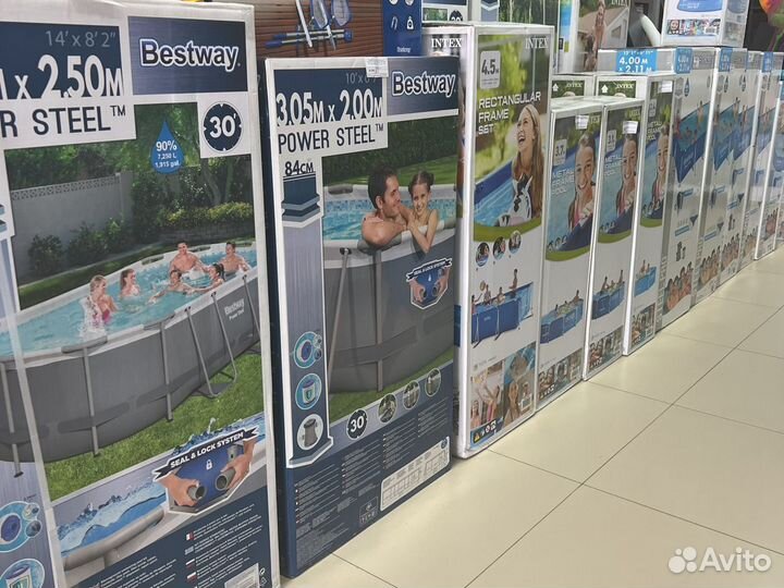 Каркасный бассейн Интекс 3.05х76 с фильтром 26702