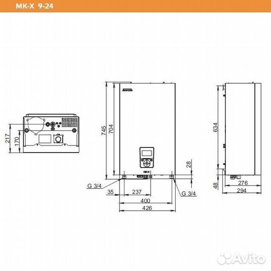 Электрокотел Zota MK-X 18