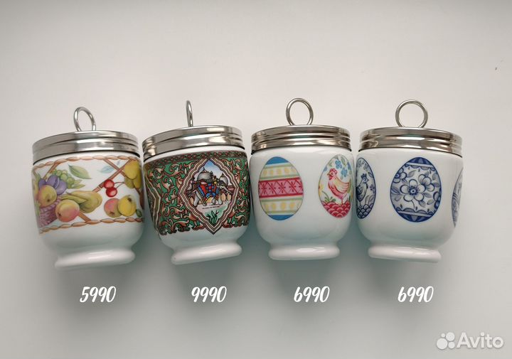 Кодлеры Royal Worcester на два яйца. Англия