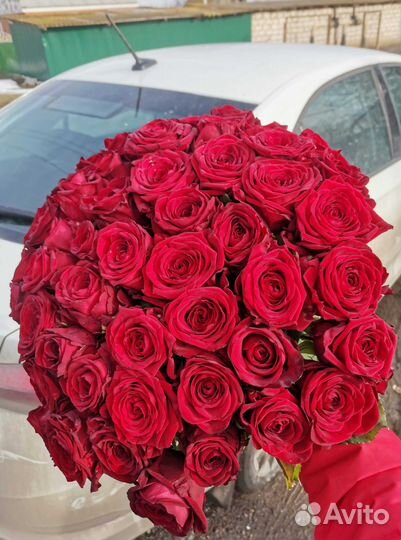 Розы букет цветов 51