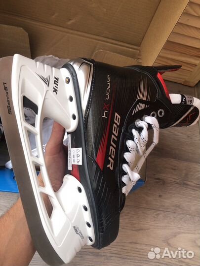 Хоккейные коньки bauer vapor 4x fit 2, размер 6,5