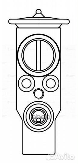 Клапан расширительный кондиционера Opel Corsa D