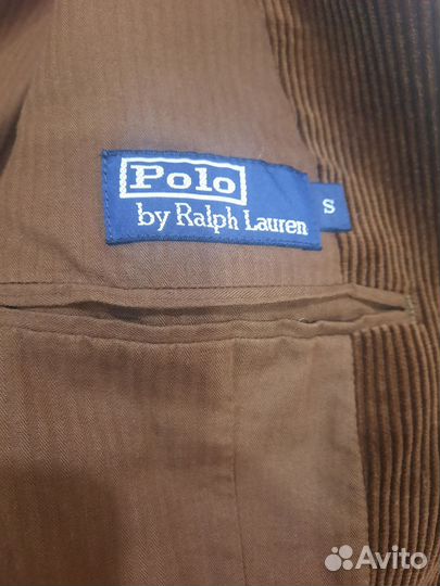 Винтаж вельвет пиджак Ralph Lauren