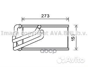 Радиатор печки Chrysler Sebring 07 CR6140 Ava