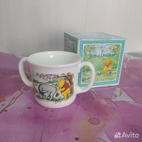 Детская двуручная кружка Royal doulton.Винни-пух