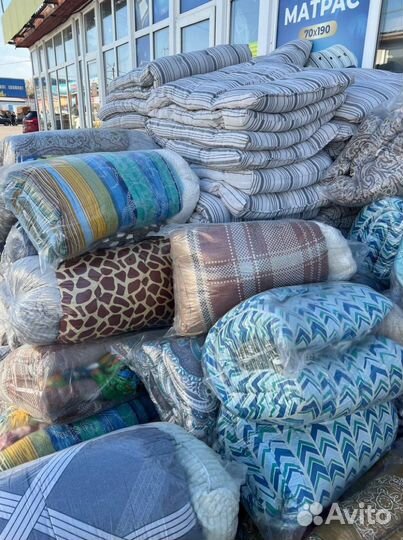 Матрас ватный армейский тик