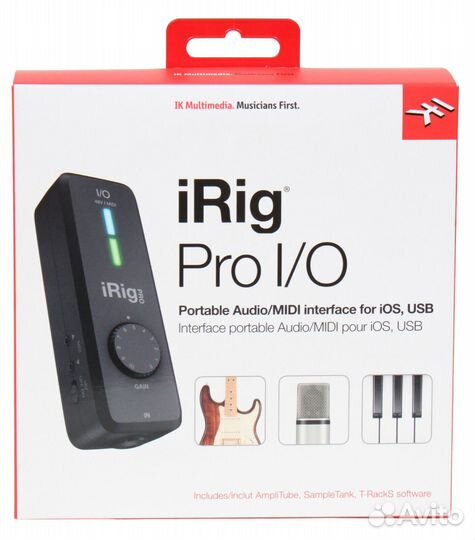 Irig pro I/O (звуковая карта/интерфейс)