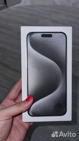 Коробка от iPhone 15 pro max