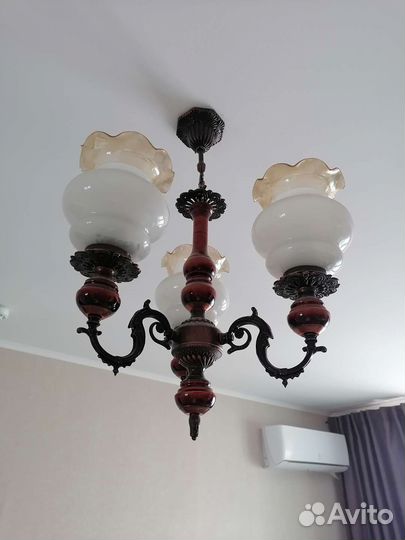 Люстра потолочная бу