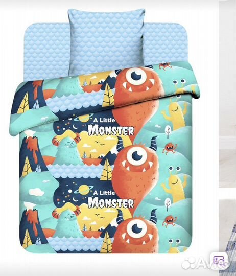 Новое постельное белье 1,5 сп