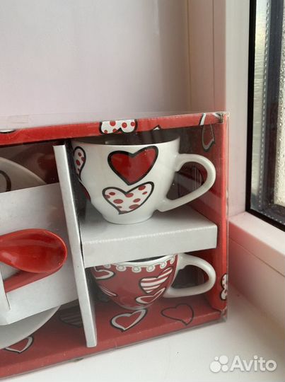 Сервиз кофейный на две персоны новый