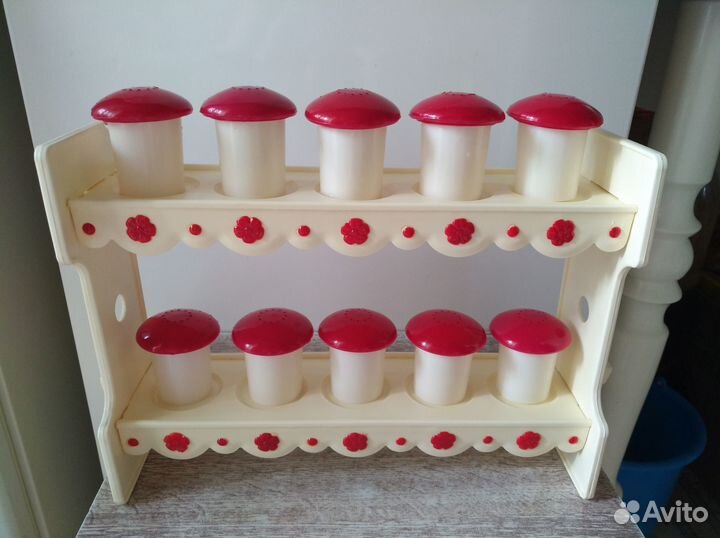 Пластиковые баночки с крышками / набор для специй