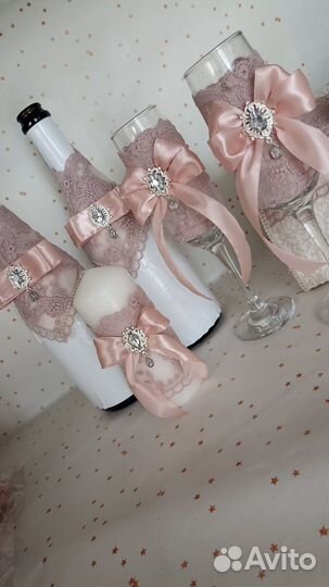 Свадебные бокалы,свечи и т.д