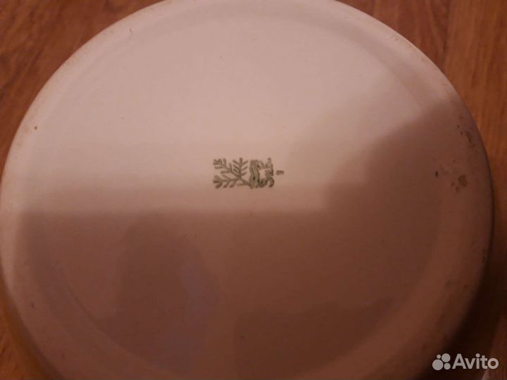 Блюдо большое фарфор СССР