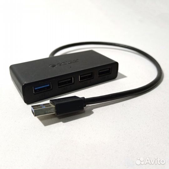 USB Разветвитель orico с 4 портами USB и портом пи