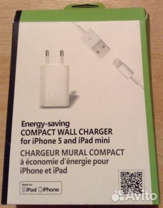 Сетевой адаптер+ кабель USB iPhone 5s/6/6+ /6s