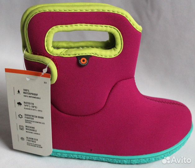 Сапоги демисезонные Bogs, США р 21, 23 новые