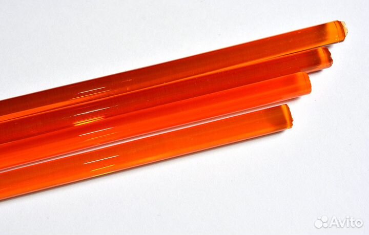 Cтеклодрот для лэмпворка Красное полуматовое