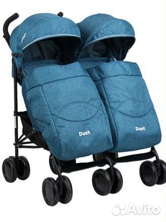 Прогулочная коляска для двойни Indigo