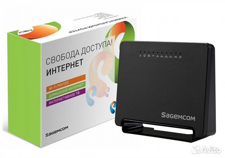 WI-FI роутер sagemcom fast 1744