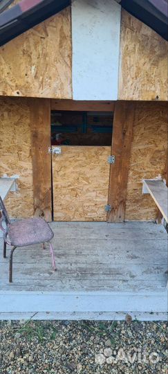 Детский деревянный домик для дачи