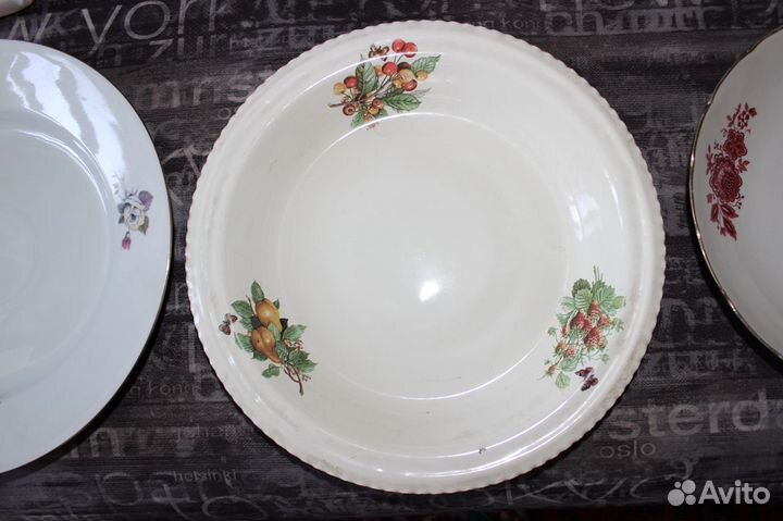 Советский фарфор большие блюда