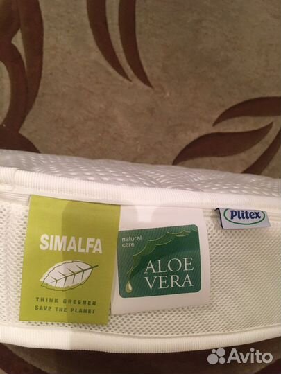 Матрас в круглую кроватку