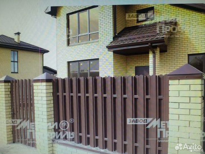 Штакетник металлический