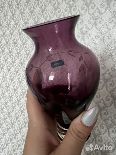 Ваза чешское стекло