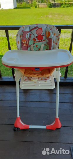 Стульчик для кормления chicco polly