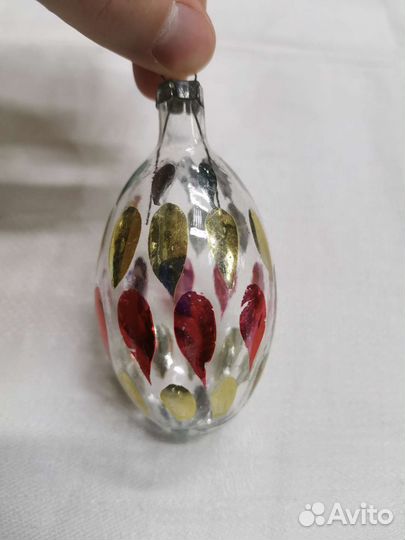 Ёлочная игрушка Глинка (4) СССР (Ч)