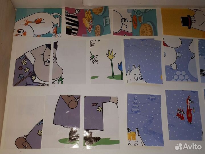 Лот наклеек Муми Тролли 1 Лента