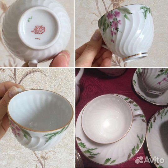 Сервиз лфз ломоносовский фарфор