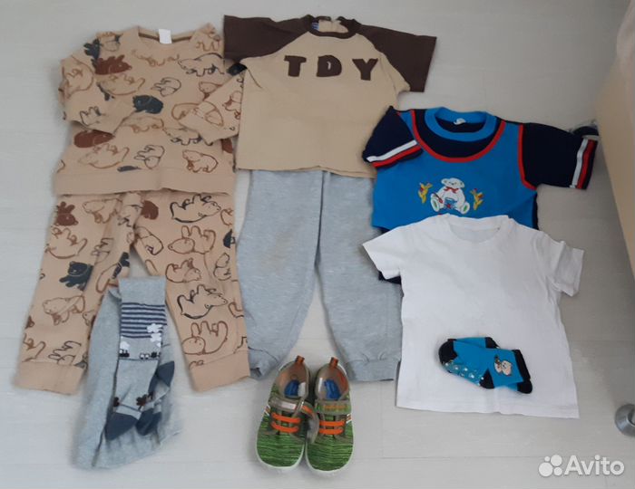 Пакет вещей на мальчика 2-3 года