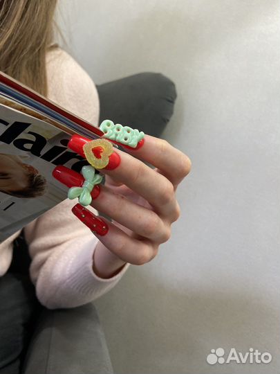 Маникюр, гель лак, наращивание