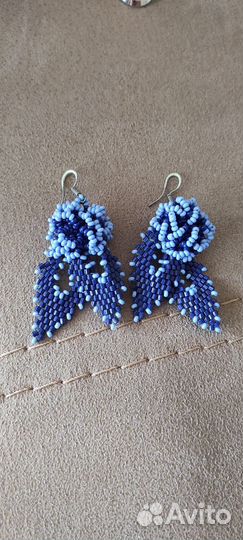 Объемные серьги