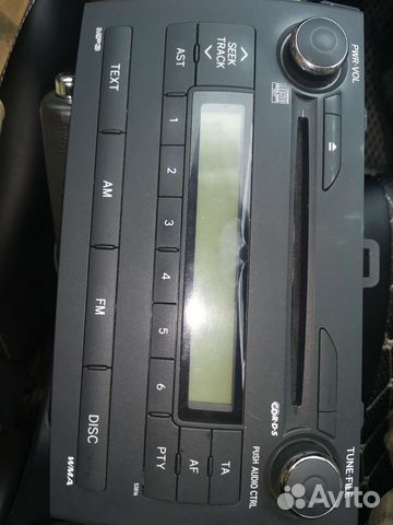 Штатная магнитола на toyota corolla 150