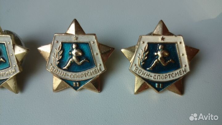 Значок воин - спортсмен 2 степени Есть 4 шт